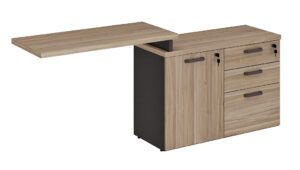 Conjunto de mesa em L